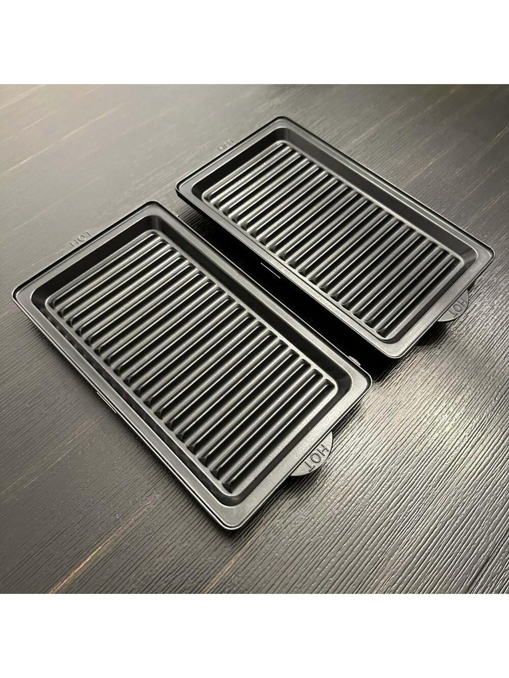 Vitantonio Replacement Grill Plates Set Of 2 Panini Press Plates PVWH-10-PN EUC